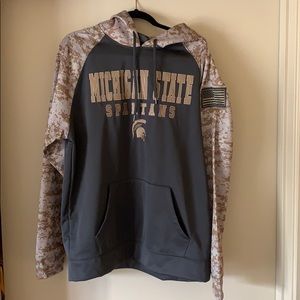 Michigan State Spartans Salute to Service Hoody